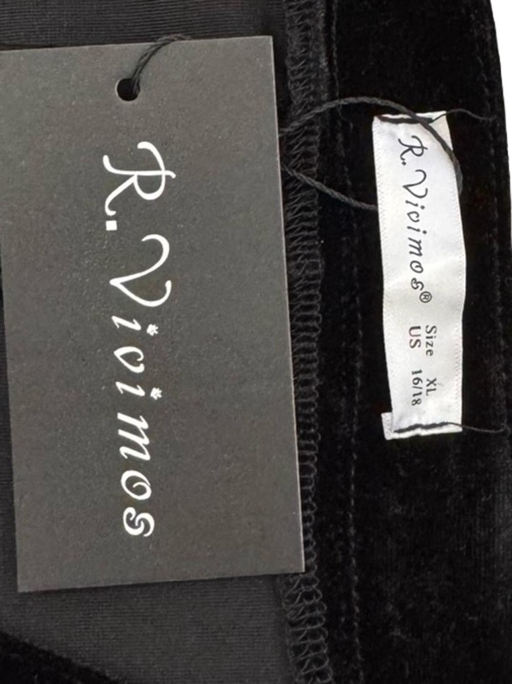 Black Velvet Open-Front Women's Cardigan - Picture 5 of 10